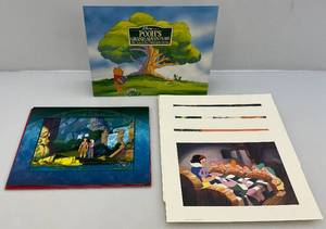 lot 178 image: Vintage Walt Disney Lithographs In Original Folders