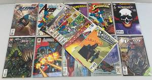lot 191 image: Misc. Vintage Comics Including SUPERMAN ACTION COMICS & More (Bagged And Carded)