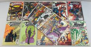 lot 198 image: Misc. Vintage Comics Including THE ADVENTURES OF SUPERMAN & More (Bagged And Carded)