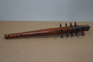 lot 10 image: Medieval Style Mace Steel Spike War Club Very Sharp