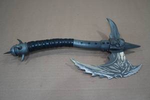 lot 11 image: Devine Chaos Demon Fantasy Stainless Steel Death Axe