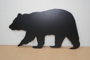 lot 50 image: Laser Cut Steel MN Bear
