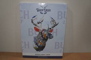 lot 83 image: Busch Light Beer Deer 3D Wall Dcor