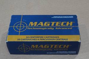 lot 143 image: 50 Magtech .44 Rem Mag 240 Gr SJ SP Ammo