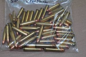 lot 145 image: 50 .30 Carbine FMJ Ammo