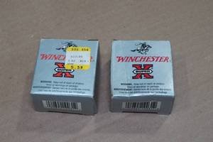 lot 152 image: 100 Winchester .22 LR No 12 Shot Ammo