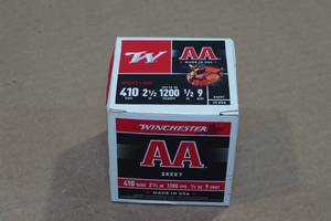 lot 155 image: 25 Winchester AA .410 Bore 2-12 9 Shot Shotshells