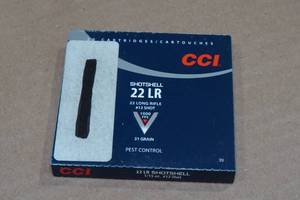 lot 169 image: 20 CCI .22 LR Shotshells