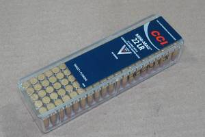 lot 170 image: 100 CCI Mini-Mag .22 LR 40 Gr CP RN Ammo