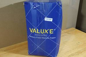 lot 66 image: Valuxe Memory Foam Mattress Topper -Twin