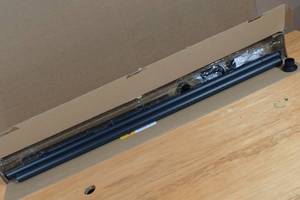 lot 125 image: Refrze Room Divider Tension Pole 83-122 -Black