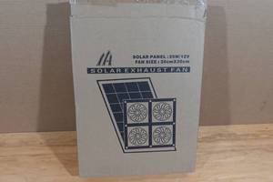 lot 142 image: Solar Panel Exhaust Fan