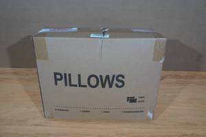 lot 107 image: 2-Pack Goose Down Feather Pillows -Standard
