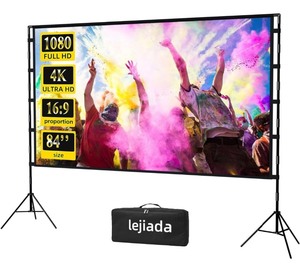 lot 80 image: Projection Screen with Stand -84