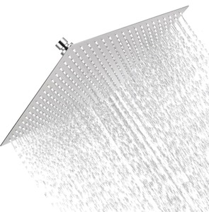 lot 49 image: 16 Rainfall Shower Stainless Steel Brushed Head