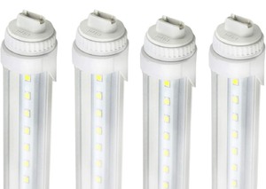 lot 102 image: 4-Pack R17D 4 LED Tube Lights 20W for Vending CoolerFreezers