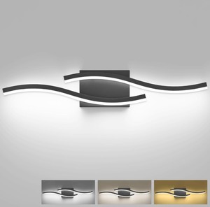 lot 120 image: Presde P6200-610-BK-3C Bathroom Vanity Light -Black, 24