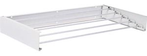lot 62 image: Collapsible Pull Out Wall Mounted Drying Rack