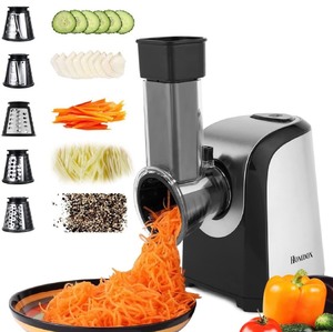lot 86 image: Homdox Electric Cheese GraterSlicerShredderSpiralizer