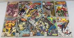 lot 1 image: Misc. Comics Including  WARLOCK & More