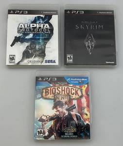 lot 55 image: Misc. PS3 Video Games In Original Cases Including Skyrim & More