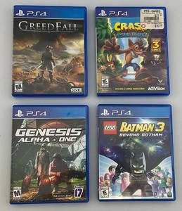 lot 56 image: Misc. PS4 Video Games In Original Cases Including  LEGO Batman 3 & More