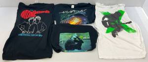 lot 60 image: Misc. Vintage Tour Shirts Including The Monkees & More 1 L 2 XL 1XXL