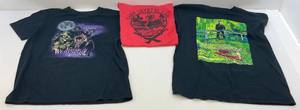 lot 62 image: Misc. Vintage HORROR T-Shirts 2L 1XL