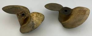 lot 141 image: Vintage Brass Propellers