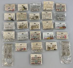 lot 144 image: Misc. Earrings & More