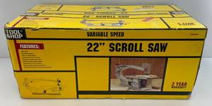 lot 187 image: TOOL SHOP Brand 22 Scroll Saw (NIB) RELISTED DO TO NO SHOW