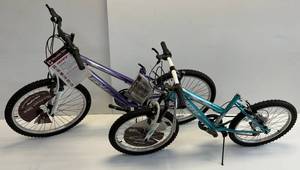 lot 188 image: Two Brand New Huffy Bikes Still Have Tags (Missing Parts See Photos)
