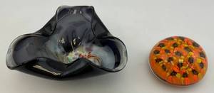 lot 171 image: Misc. Vintage Murano Glass Paperweight & More