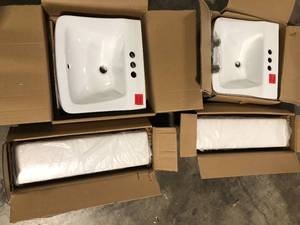Lot of Assorted Sinks Various Models and Conditions Customer Returns See Pictures