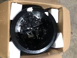 VEVOR Stove Bonfire Carbon Steel Smokeless Fire Pit 23.6 in. Dia Stove Bonfire Fire Pit Double Wall Design Fire Bowl Customer Returns See Pictures