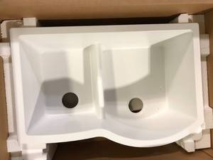 Double Kitchen Sink Customer Returns See Pictures