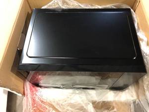 Vissani 1.1 cu. ft. Countertop Microwave Oven in Black Damaged  Customer Returns See Pictures