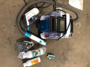 Shark StainStriker Portable Corded Upholstery, Car, Rug and Carpet Cleaner with Spot and Pet Odor Remover in White Customer Returns See Pictures