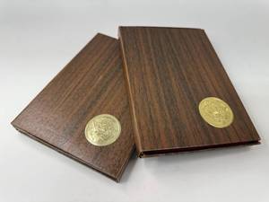 2pc 1971-S Proof 40% Silver Ike Dollars