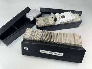 Over 200 Various Date Wheats in 2x2 Holders