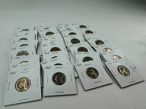 Lot of 30 Mint State 1964 Jefferson Nickels