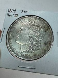 1878 Morgan 7 Tail Feathers