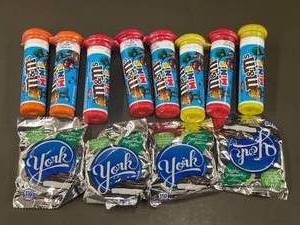 M&Ms and York Patties