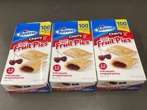 Hostess Cherry Pies 3 Boxes Best by 07232023