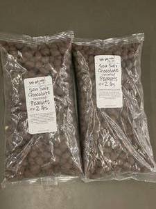 Sea Salt Chocolate Covered Peanuts 2 X 2LB Bags Best by 05022024