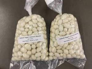 Natural Yogurt Covered Almonds 2 X 2LB Bags Best by 03312024