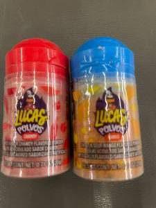 Lucas polvos Chamoy and mango flavor