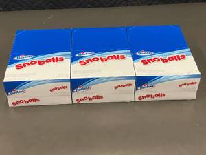 Hostess snoballs 3 boxes