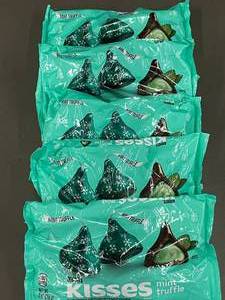 Hersheys Kisses Mint Truffle 5 Bags