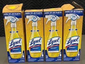 lot 315 image: Lysol Smart Multi-Purpose Cleaner Citrus Breeze Scent Lot of 4